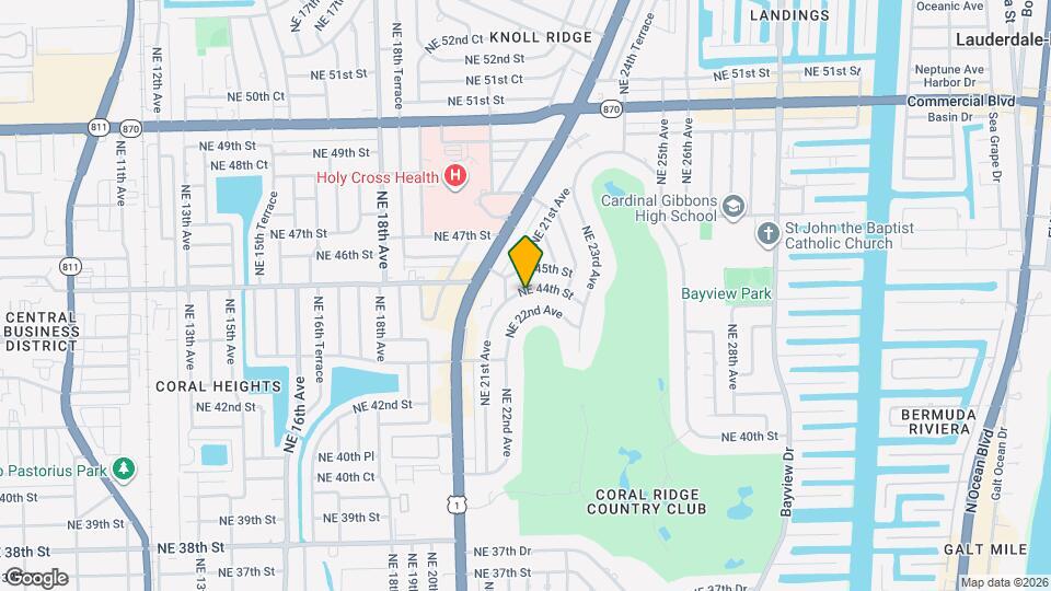 2108 NE 44th St Map and Location Details