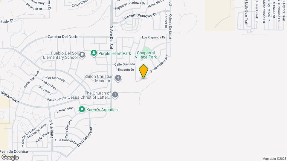 1437 Paso Robles Ave Map and Location Details