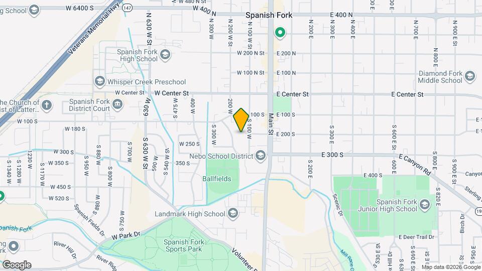 208 S 100 W Map and Location Details