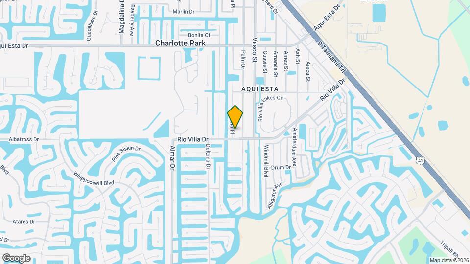 3920 Wisteria Pl Mapa y Detalles de la Ubicación