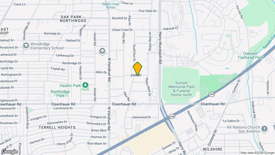3206 Albin Dr Map and Location Details