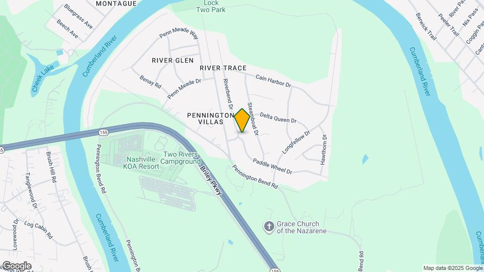 2708 Riverbend Dr Map and Location Details