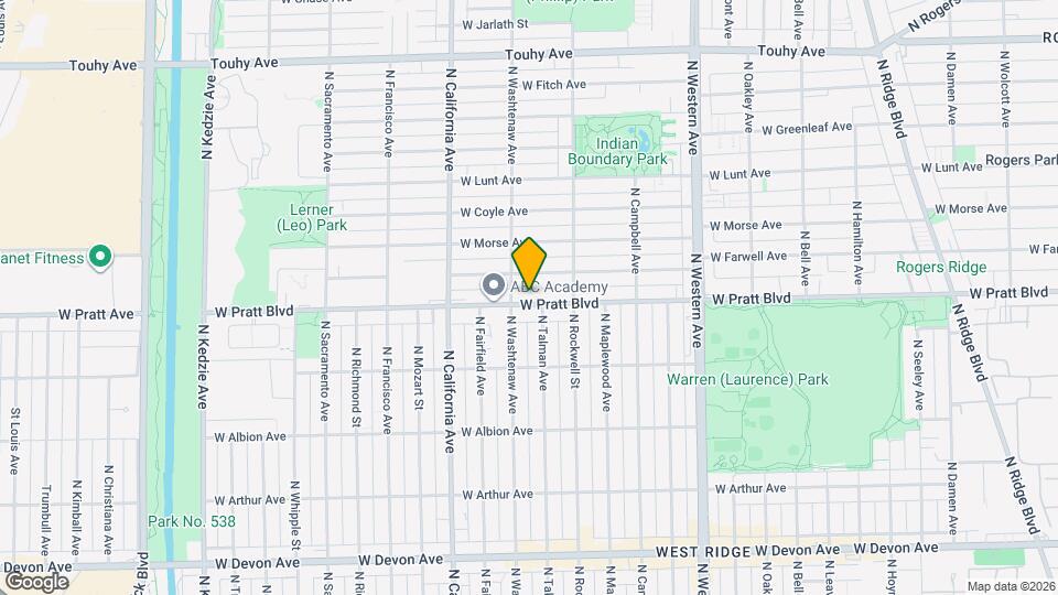 2640-2644 W Pratt Blvd Mapa y Detalles de la Ubicación