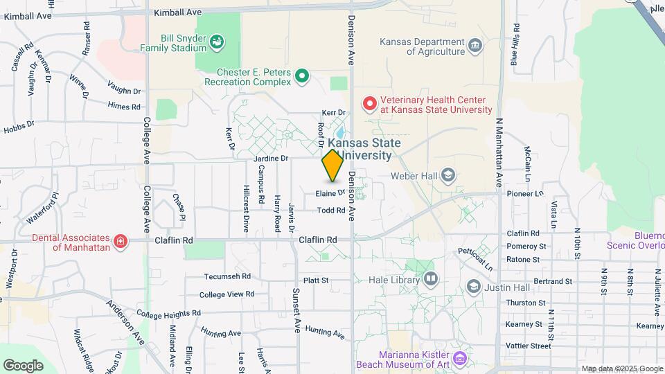 1816 Elaine Dr Map and Location Details