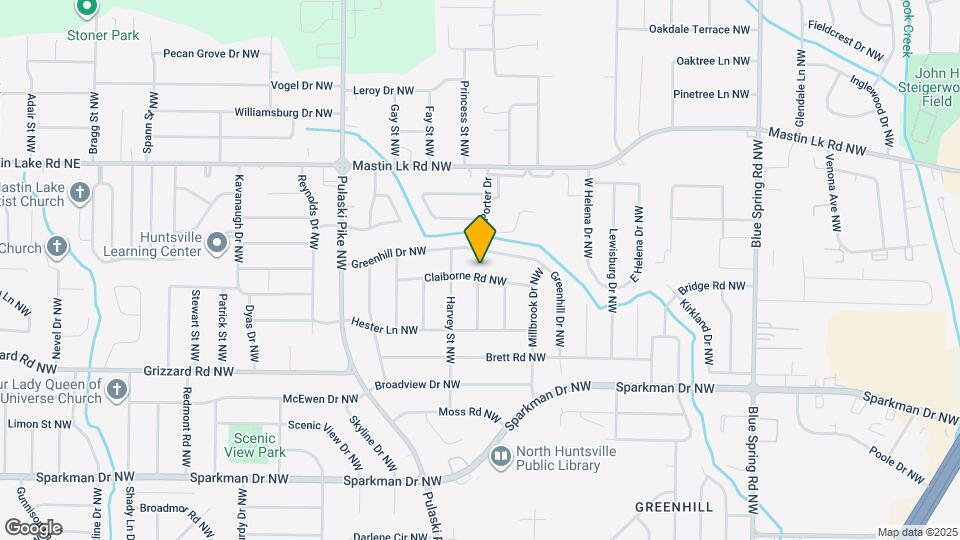 2814 Claiborne Rd NW Map and Location Details