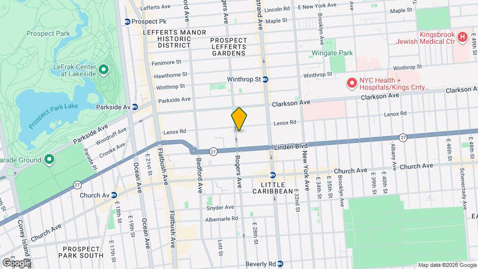 Rogers Avenue, Unit 2B Mapa y Detalles de la Ubicación