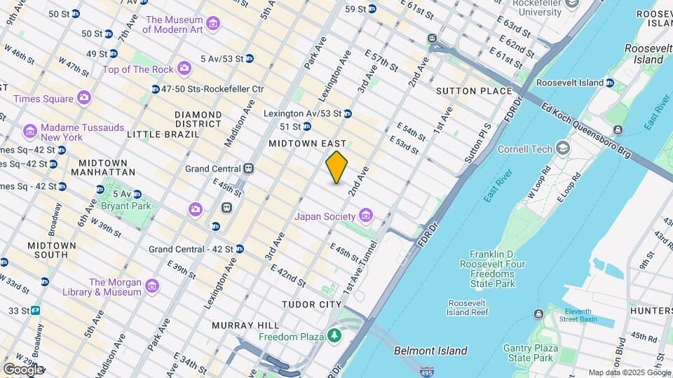 239 E 48th St Map and Location Details