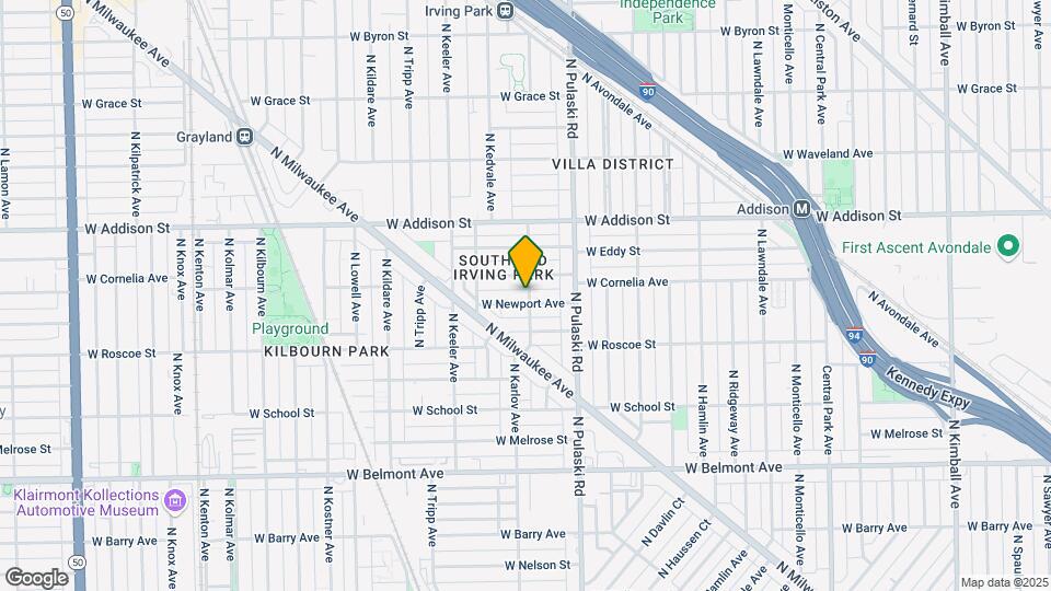4100 W Newport Ave Map and Location Details