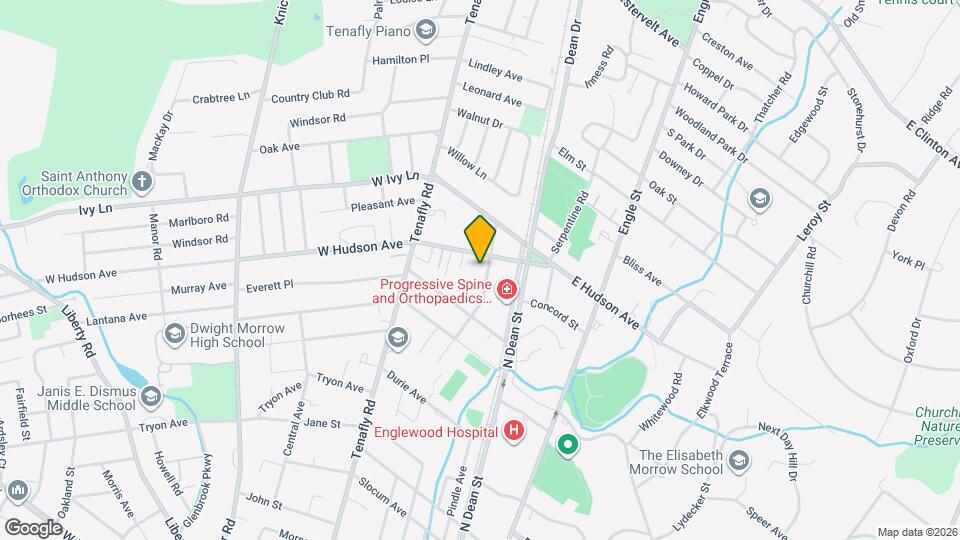 460 Orchard St Map and Location Details