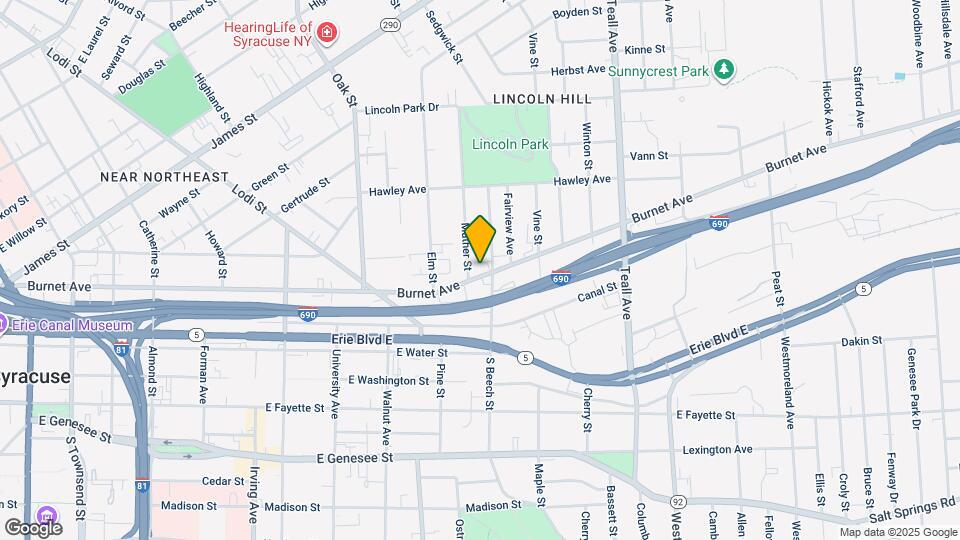 827-829 Burnet Ave Map and Location Details