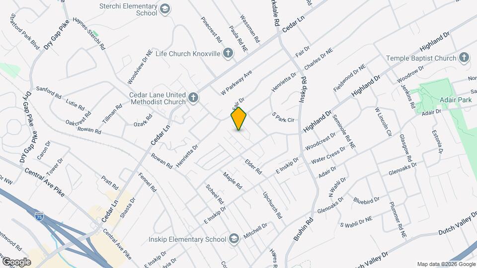 5023 White Petal Way Map and Location Details