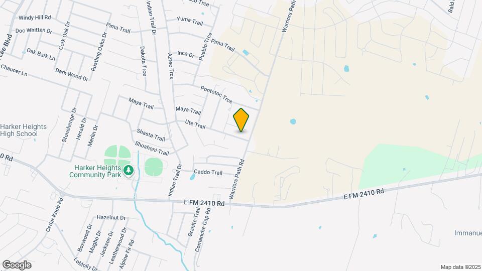 1813 Ute Trail Map and Location Details