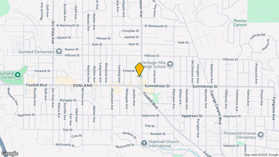 10529 Mt Gleason Ave Map and Location Details