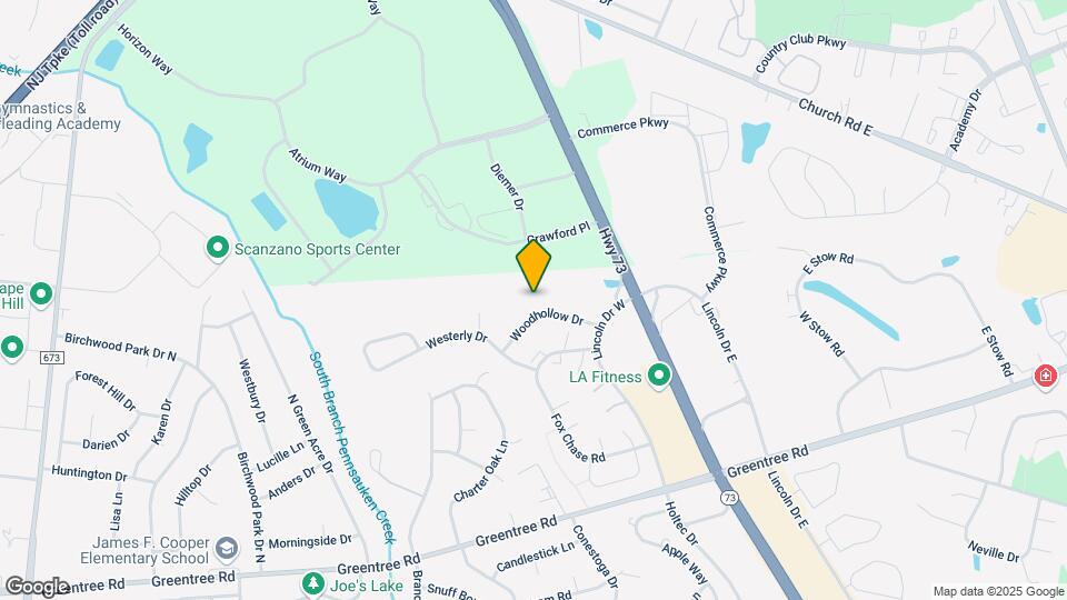 1305 Woodhollow Dr Map and Location Details
