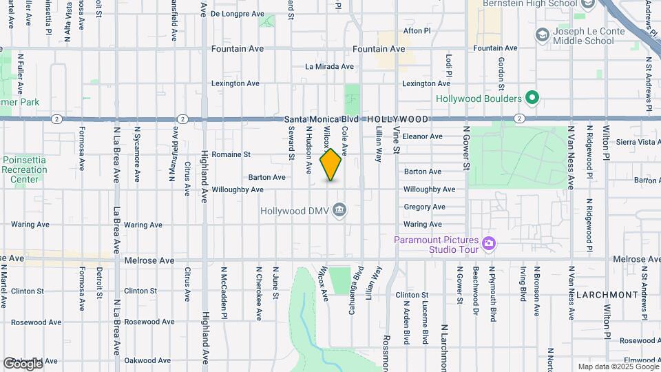 900 Wilcox Ave Map and Location Details