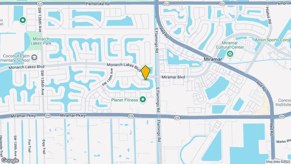 12631 SW 28th St Map and Location Details