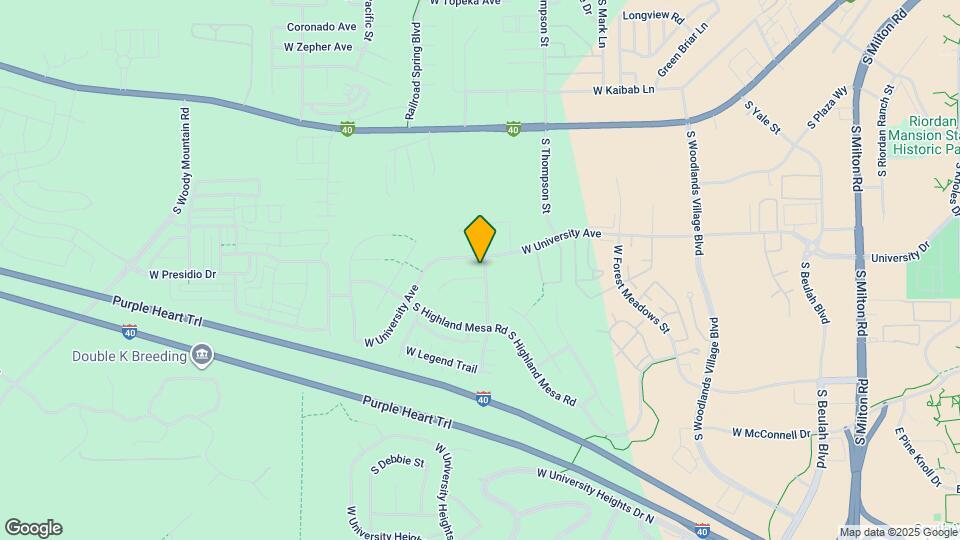 1784 W Soft Wind Ln Map and Location Details