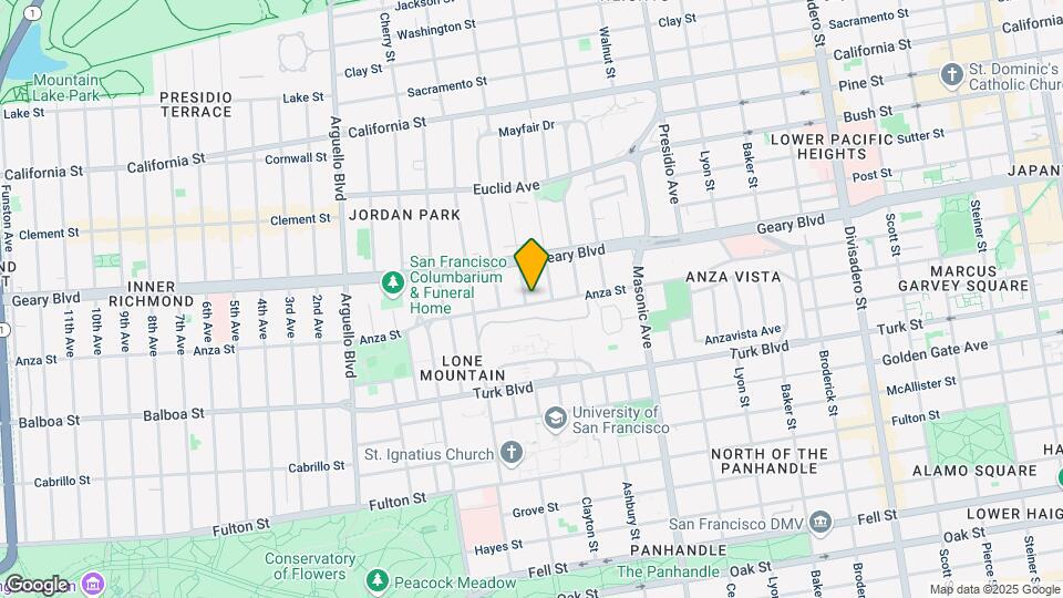 438 Anza St Map and Location Details