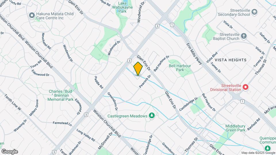 5865 Dalebrook Cres Map and Location Details