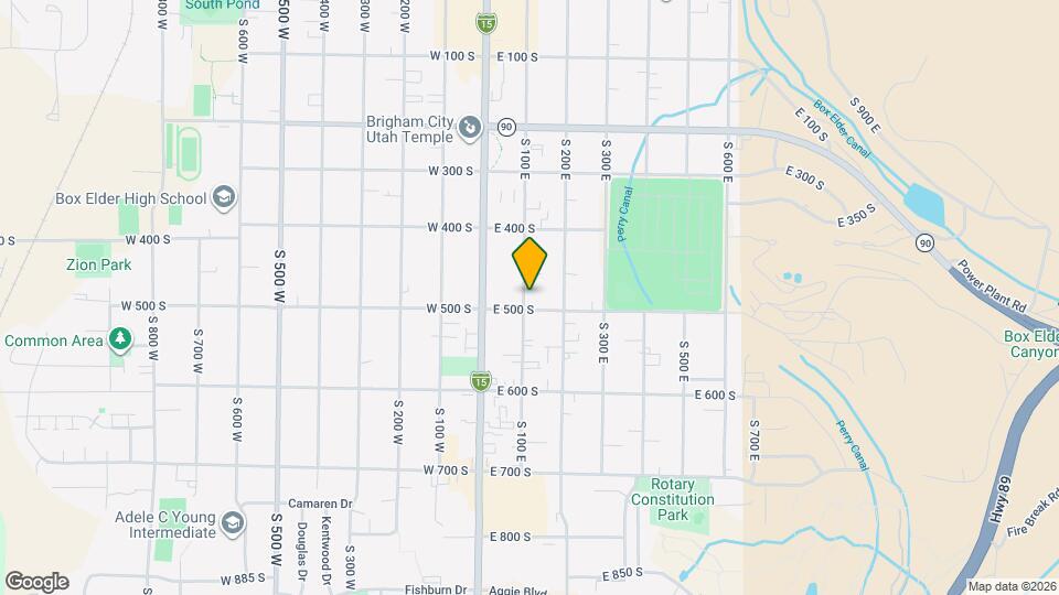 481 S 100 E, Unit In-law/Basement apartment Mapa y Detalles de la Ubicación