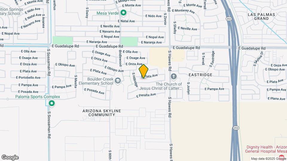 8210 E Portobello Ave Map and Location Details