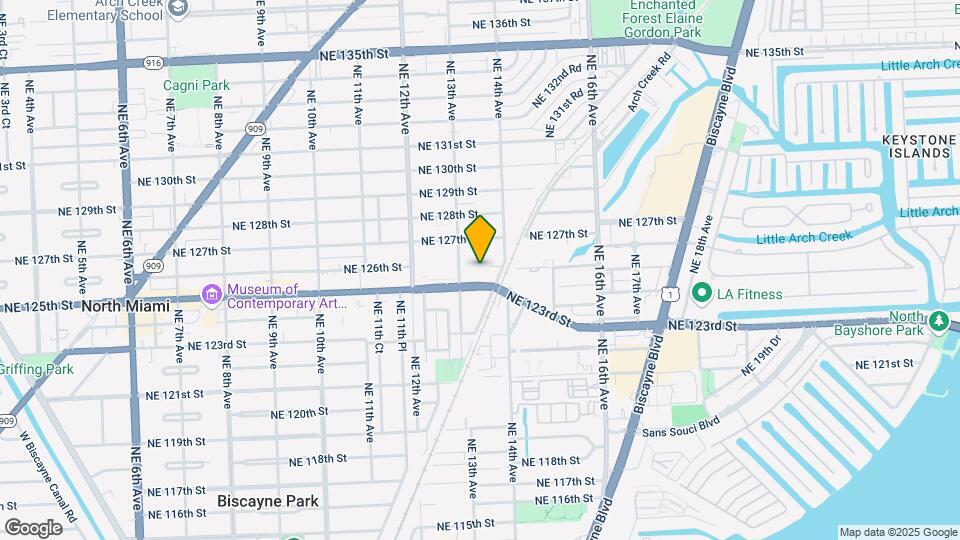 1311 NE 125th St Map and Location Details
