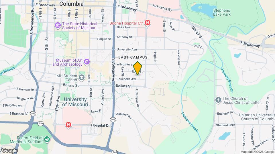 1505 Bouchelle Ave Mapa y Detalles de la Ubicación