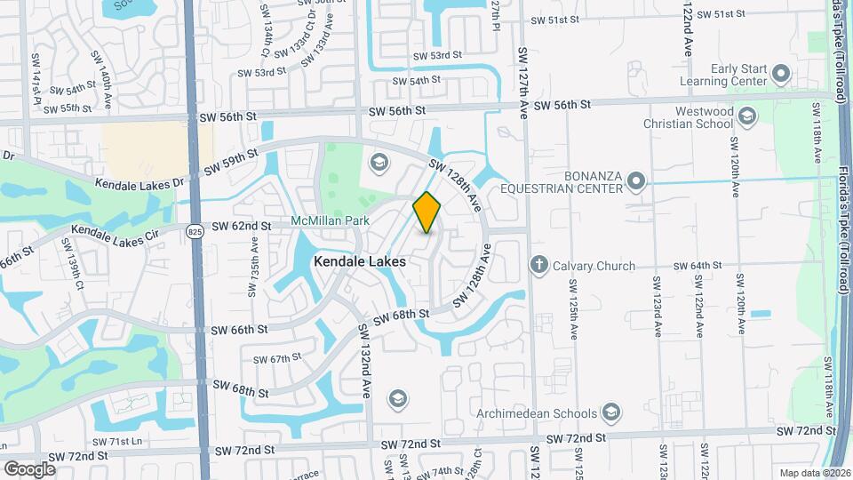 6230 SW 129th Pl Map and Location Details