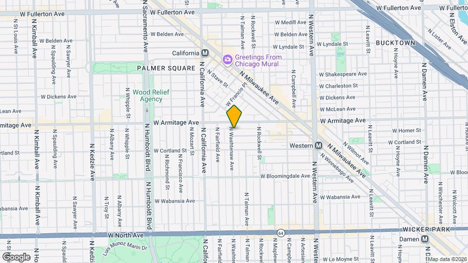 2658 W Homer St Map and Location Details