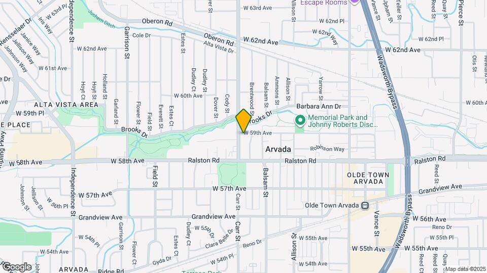 8380 W 59th Ave Map and Location Details