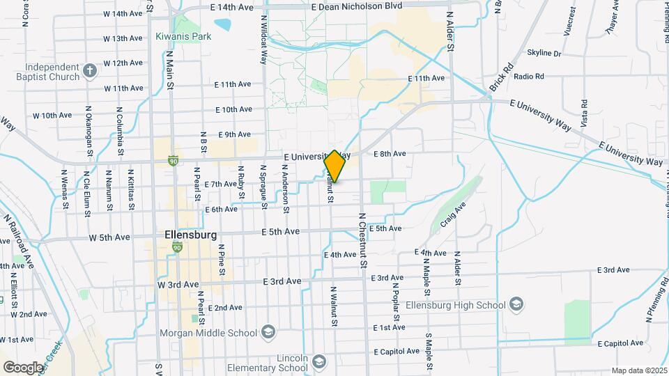 700 E 7th Ave Map and Location Details
