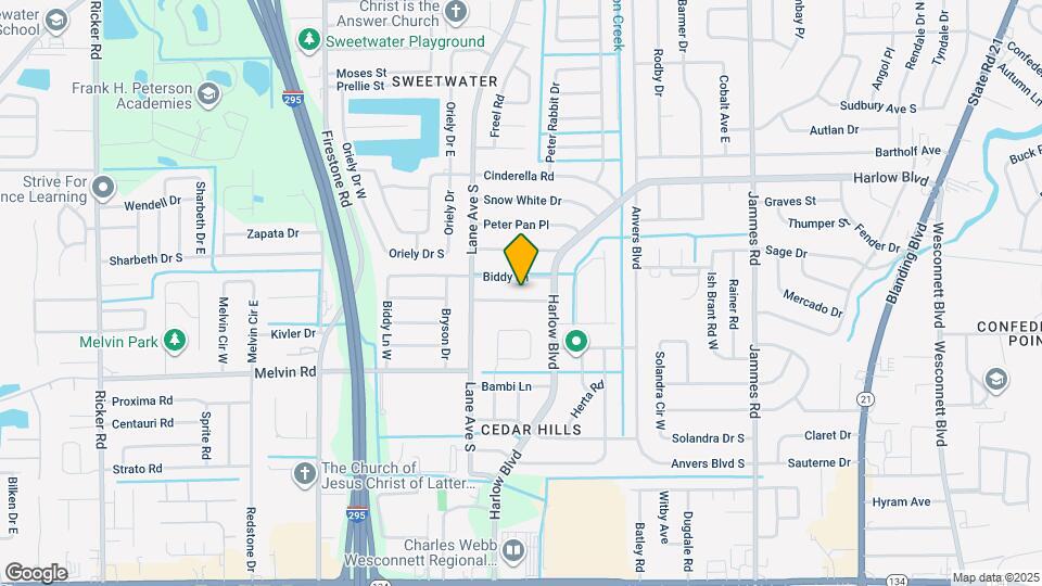 6835 Mother Goose Rd Map and Location Details