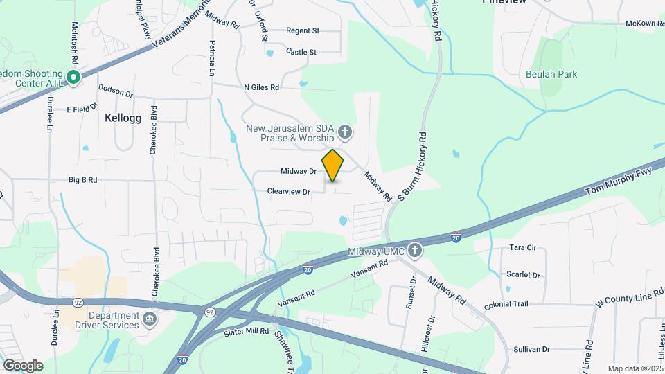 4196 Clearview Dr Map and Location Details