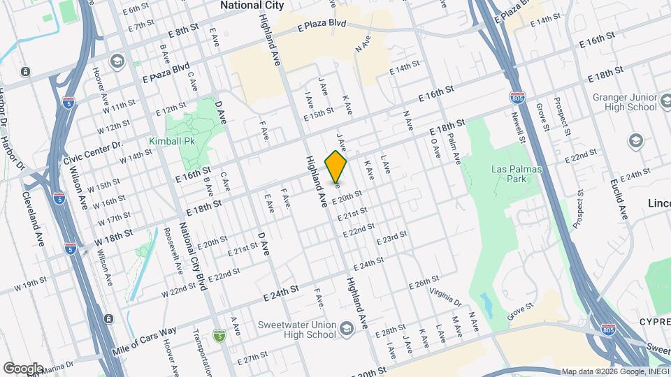 1910 I Ave Mapa y Detalles de la Ubicación