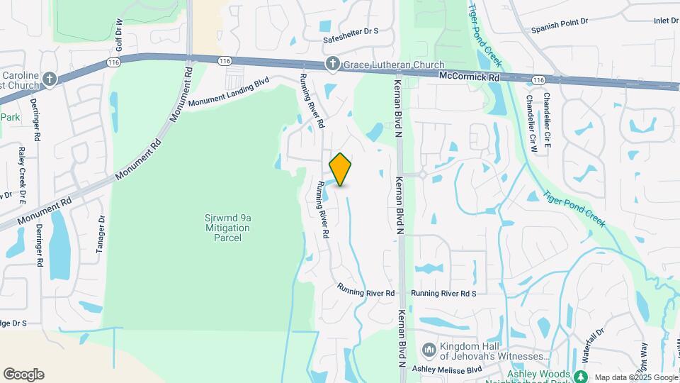 1633 Panther Ridge Ct Map and Location Details
