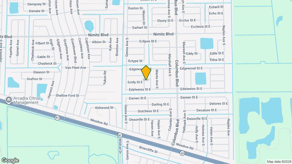 1053 Marine Ave S Map and Location Details