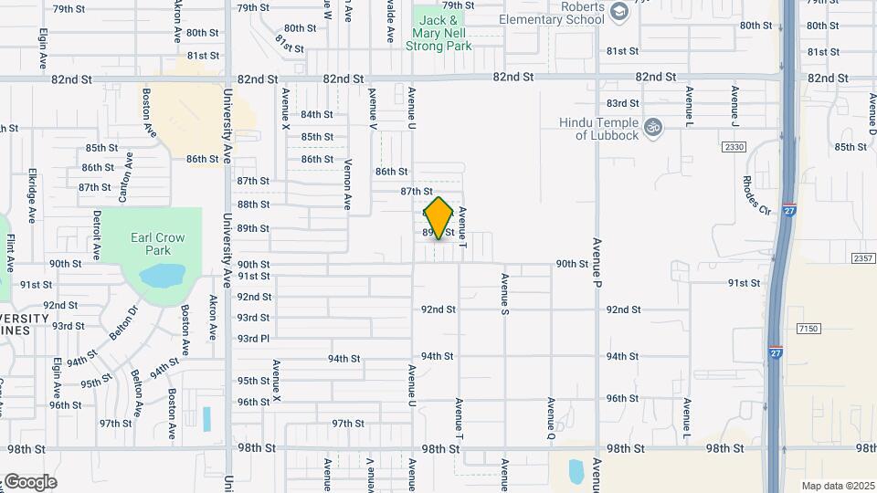 8904 Temple Ave Map and Location Details