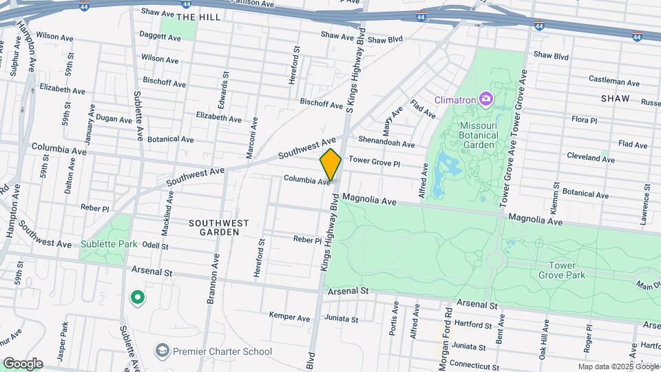 2601 S Kingshighway Blvd, Unit 2nd Floor Mapa y Detalles de la Ubicación