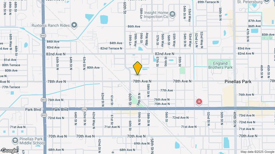 7854 59th St N Mapa y Detalles de la Ubicación