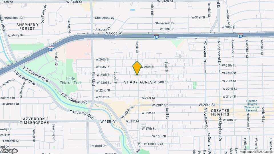 1302 W 24th St Map and Location Details