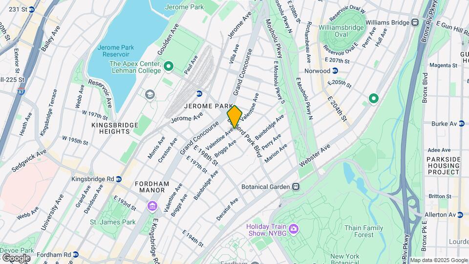 2932 Valentine Ave Mapa y Detalles de la Ubicación