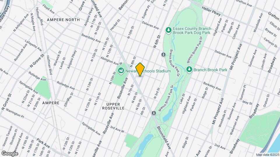 592 N 6th St Map and Location Details