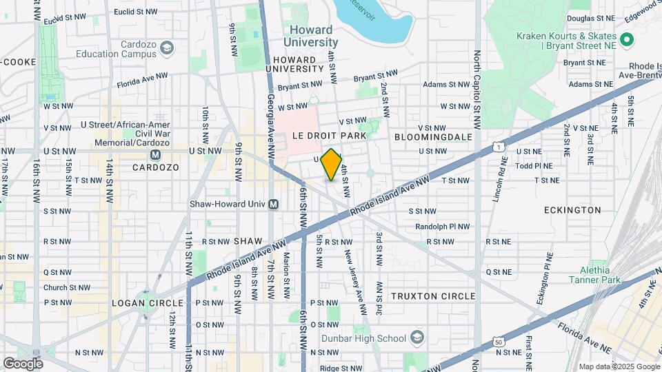 1839 5th St NW, Unit 1 Map and Location Details