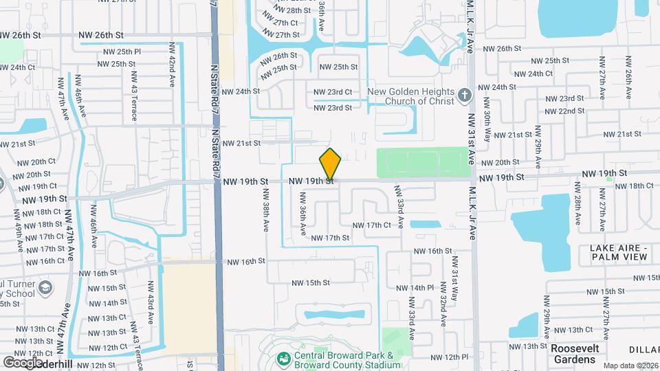 3521 NW 18th Pl Map and Location Details