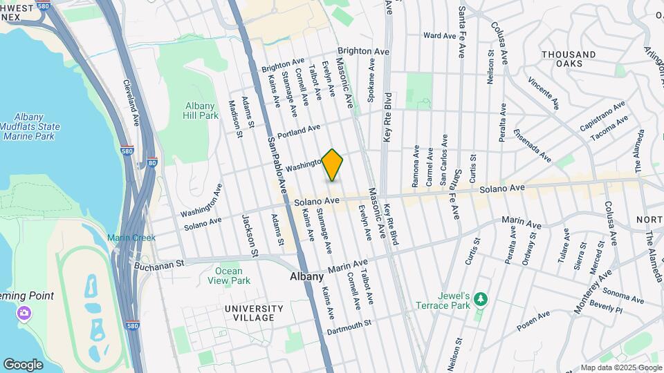 835 Cornell Ave Mapa y Detalles de la Ubicación