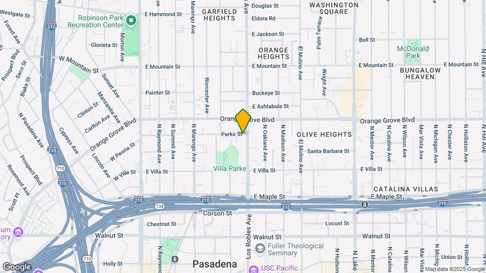 621 Los Robles Ave Map and Location Details