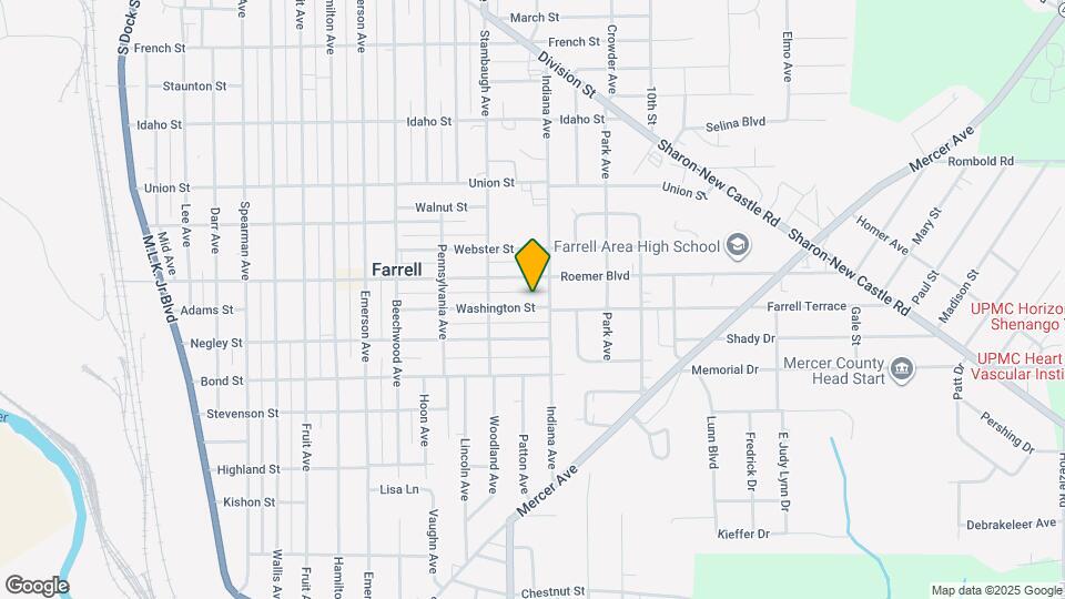 1228 Washington St Map and Location Details