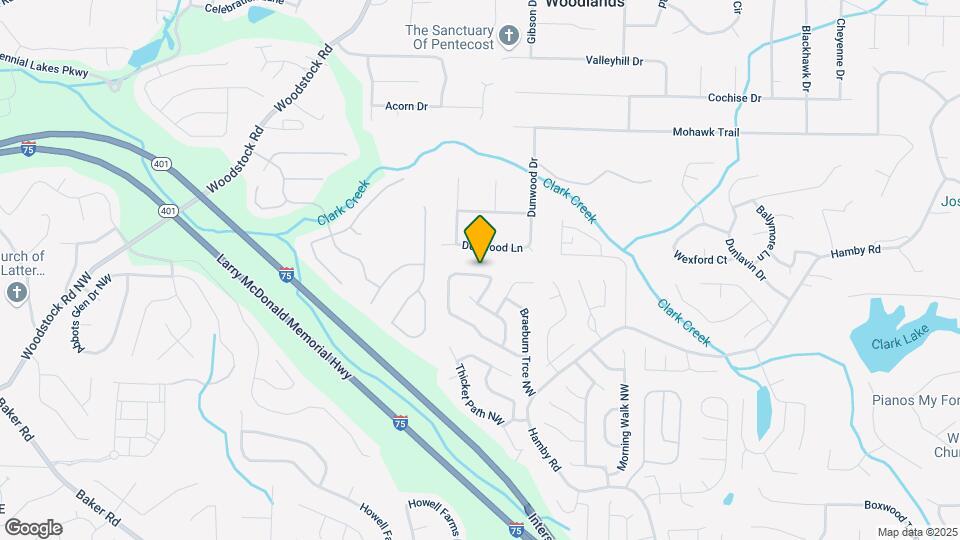 2443 Doubletree Dr NW Map and Location Details