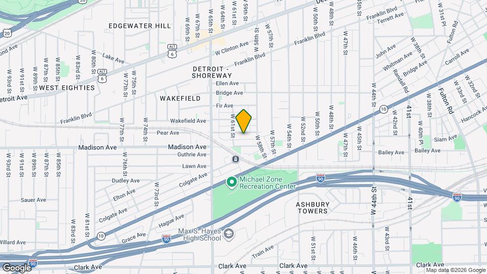 6005 Pear Ave, Unit Up Map and Location Details