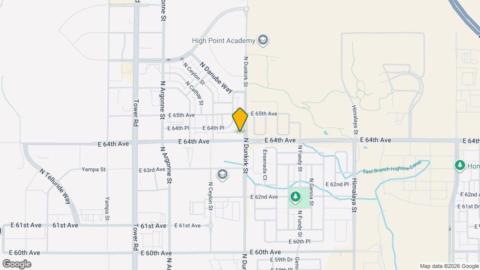 6419 N Dunkirk St Map and Location Details